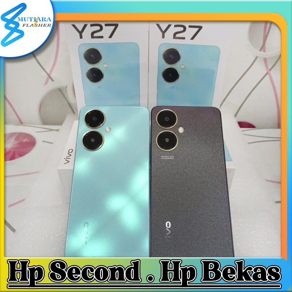 Vivo Y27 4G | 5G Ram 6 Rom 128GB Bekas Original Flasher Store