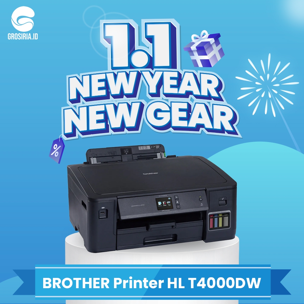 BROTHER Printer HL-T4000DW A3 Wireless Inkjet Printer BROTHER A3 Inkjet Printer Wireless Duplex Wifi