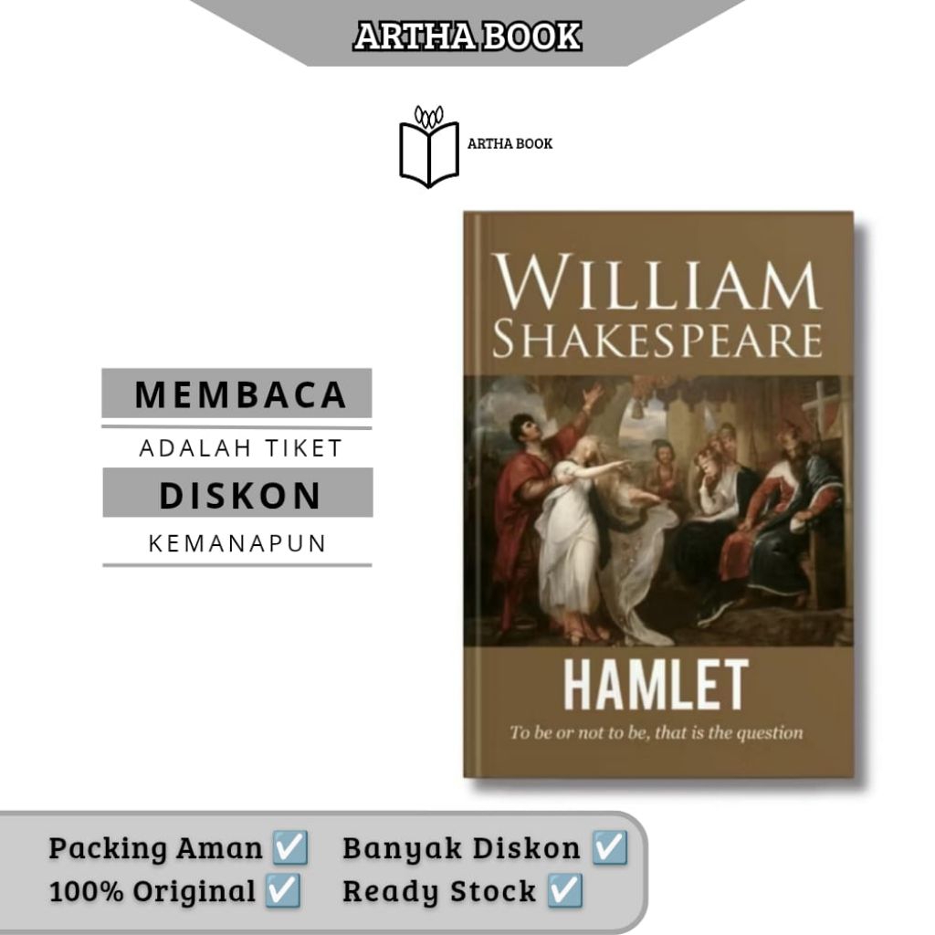 ORIGINAL/NOVEL SASTRA KLASIK/HAMLET/WILLIAM SHAKESPEARE/NARASI