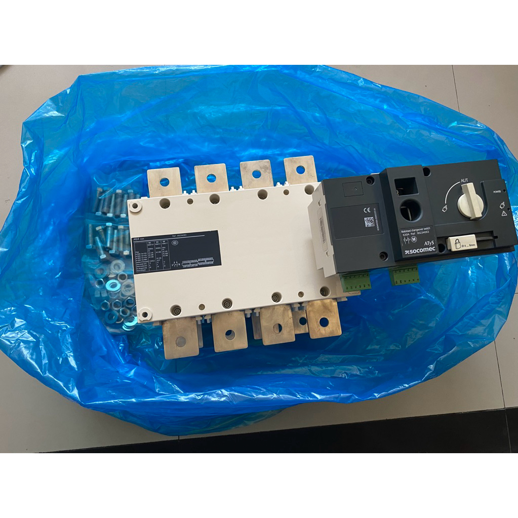 COS SOCOMEC ATYS   630A  4POLE MOTORIZED GARANSI 1 TAHUN 