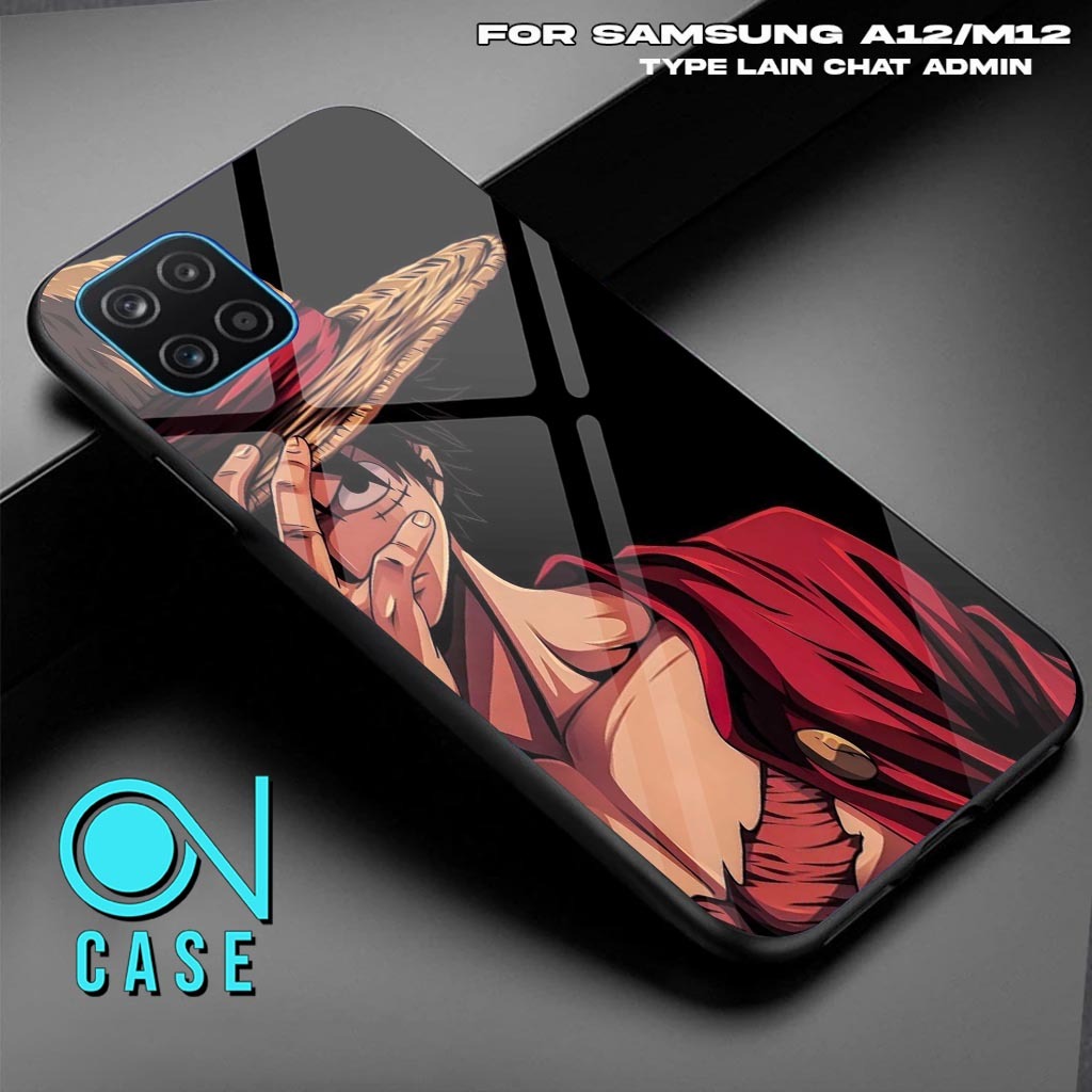 Casing Hp Untuk SAMSUNG A12 M12 - Fashion Naruto Case Murah Hardcase Softcase Glossy Pelindung Belak