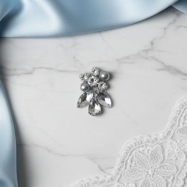 payet rangkai mutiara instan hiasan kebaya dress baju cantik