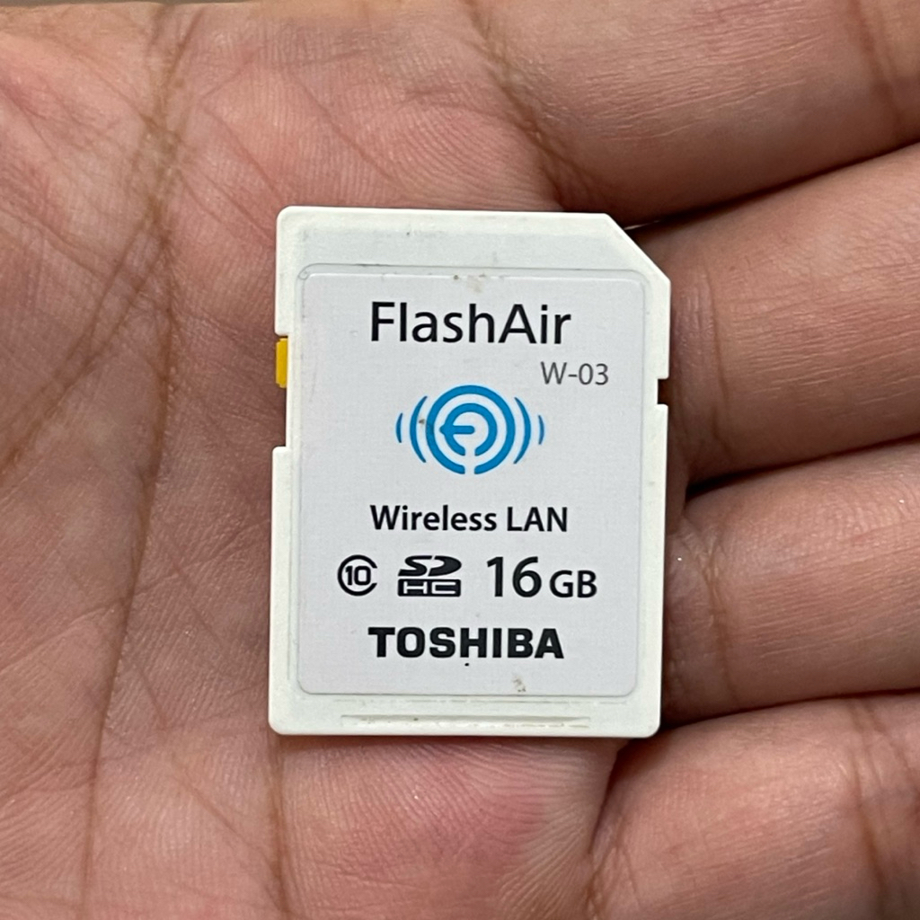 memori SDHC wifi toshiba Flash Air 16GB Wireless