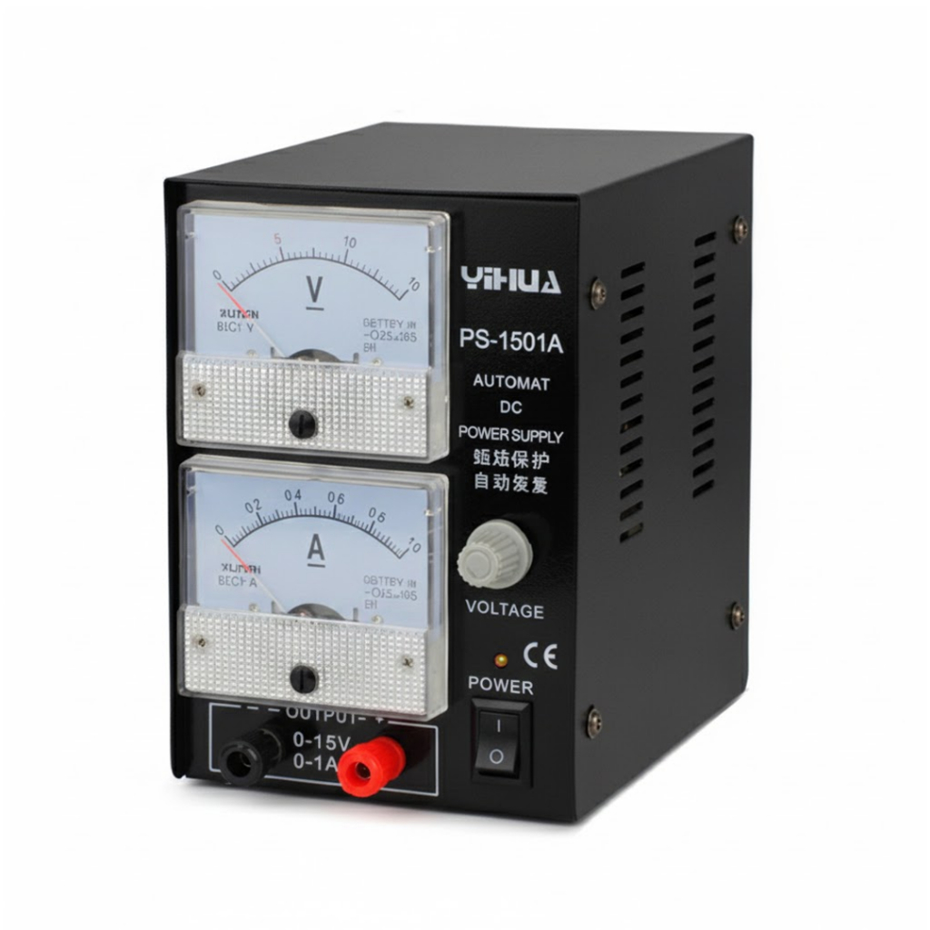 YIHUA POWER SUPPLY YIHUA 1501A 1A 15V PSU 1 AMPER + KABEL ORIGINAL