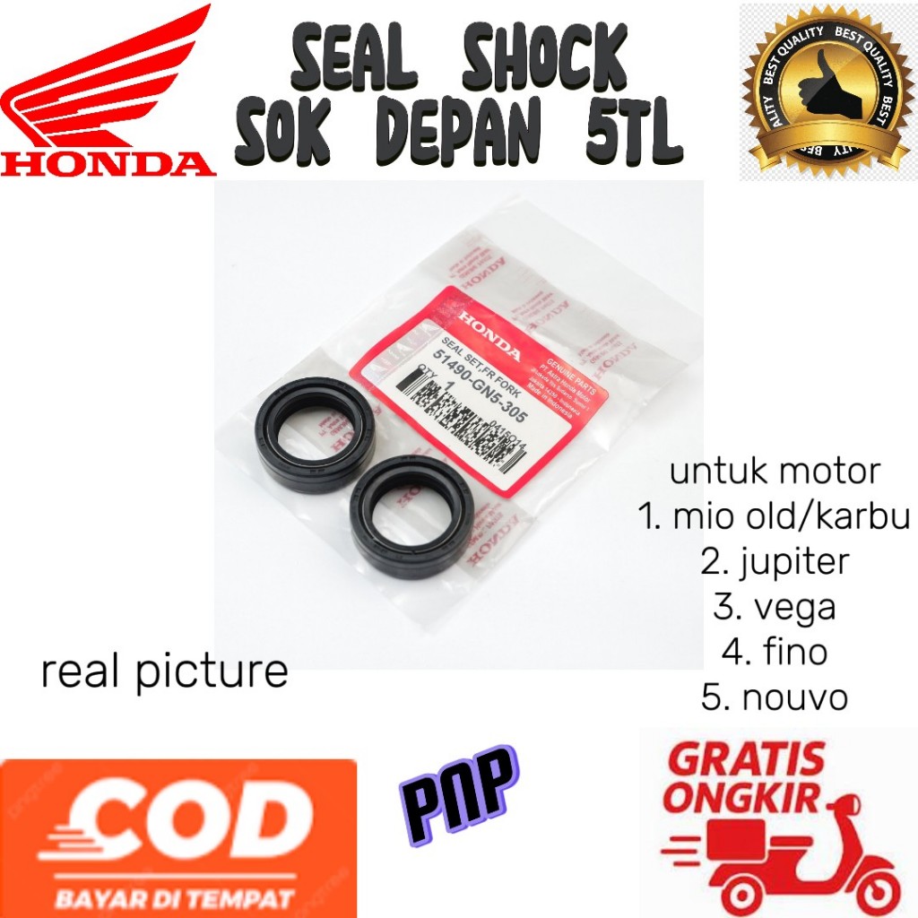 seal shock depan - Seal Shock Depan Yamaha Mio Jupiter 5TL Motopart