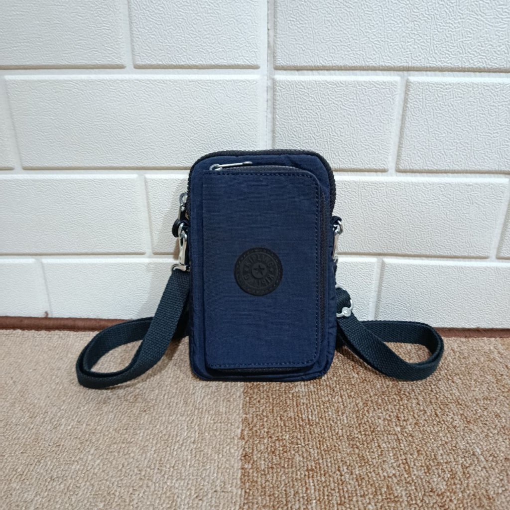 Tas Selempang Kecil Kipling Telmo Wallet Crossbody Bag Womens Original Blue Blue 2 Tas Wanita Casual
