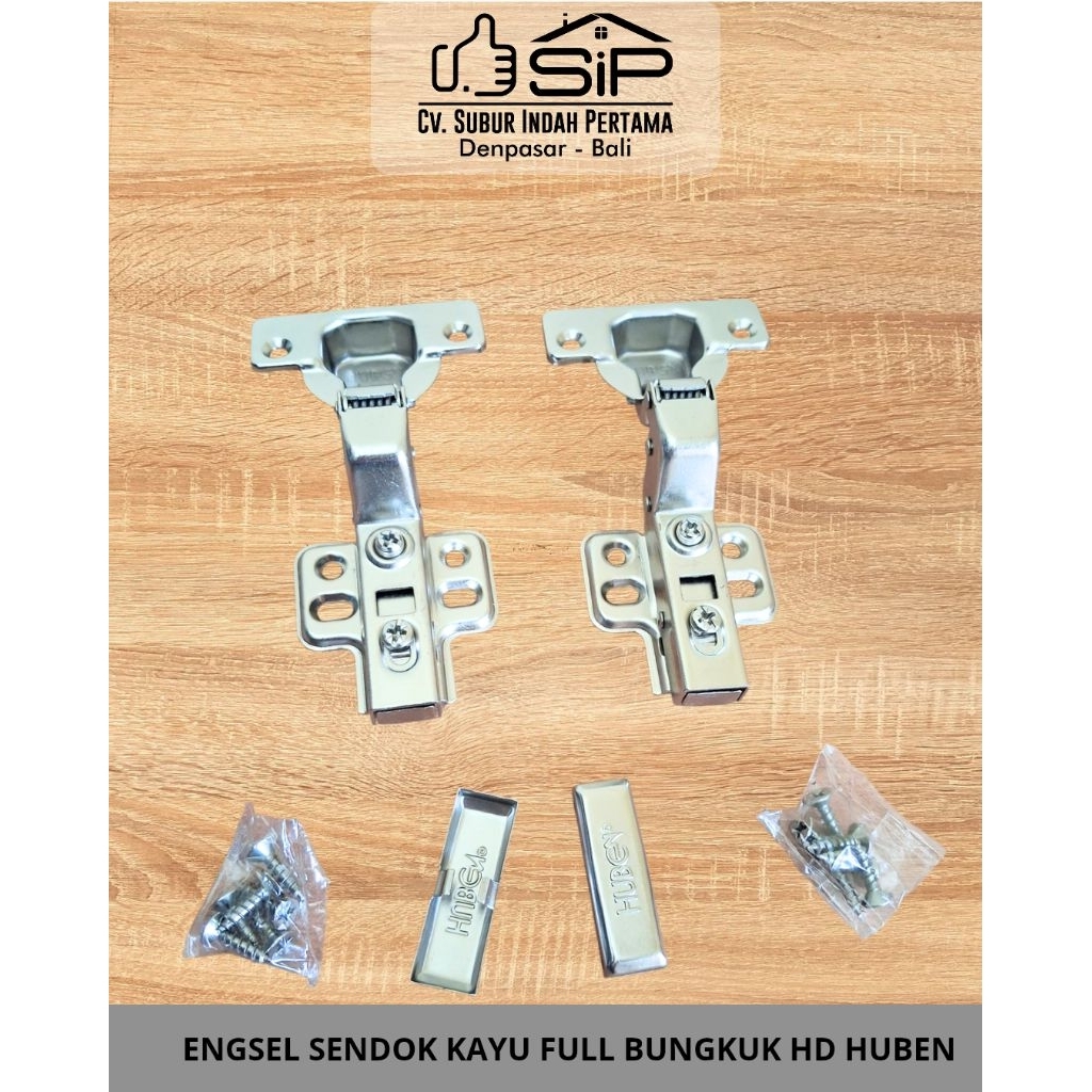ENGSEL SENDOK KAYU FULL BUNGKUK HD HUBEN/ENGSEL PINTU LEMARI
