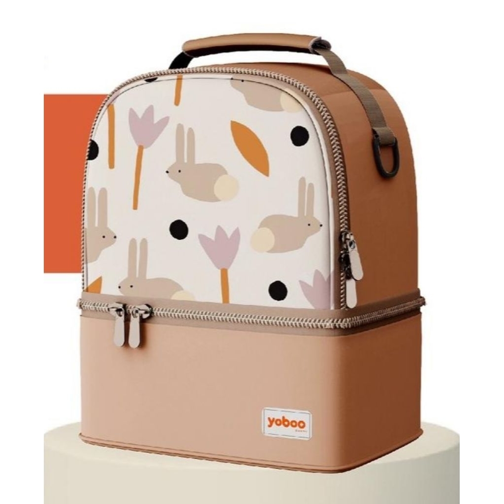 [SALE - NEW] YOBOO Cooler Bag ASI | Tas Pendingin Botol ASI | Motif Bunny
