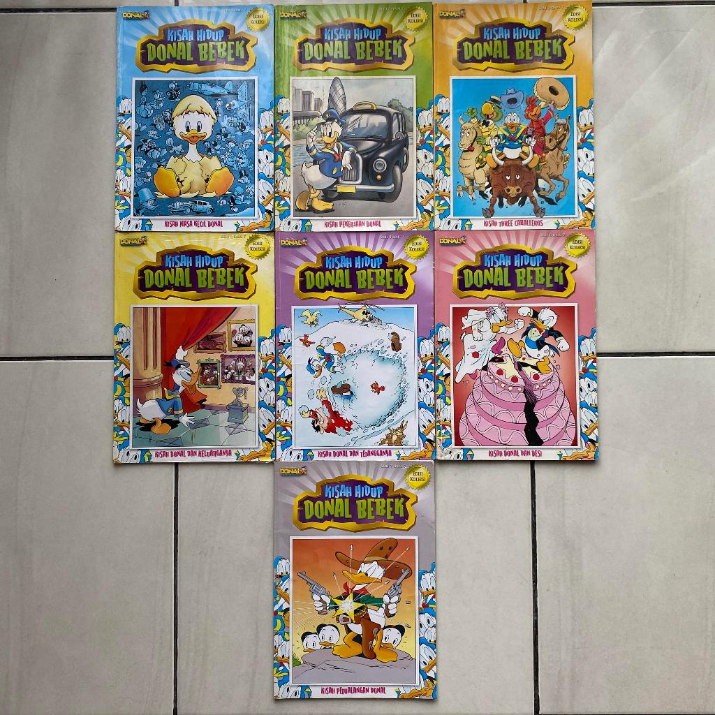 1 Set Komik Donal Bebek Kisah Hidup Donal Bebek - Edisi Koleksi Isi 7 (2)
