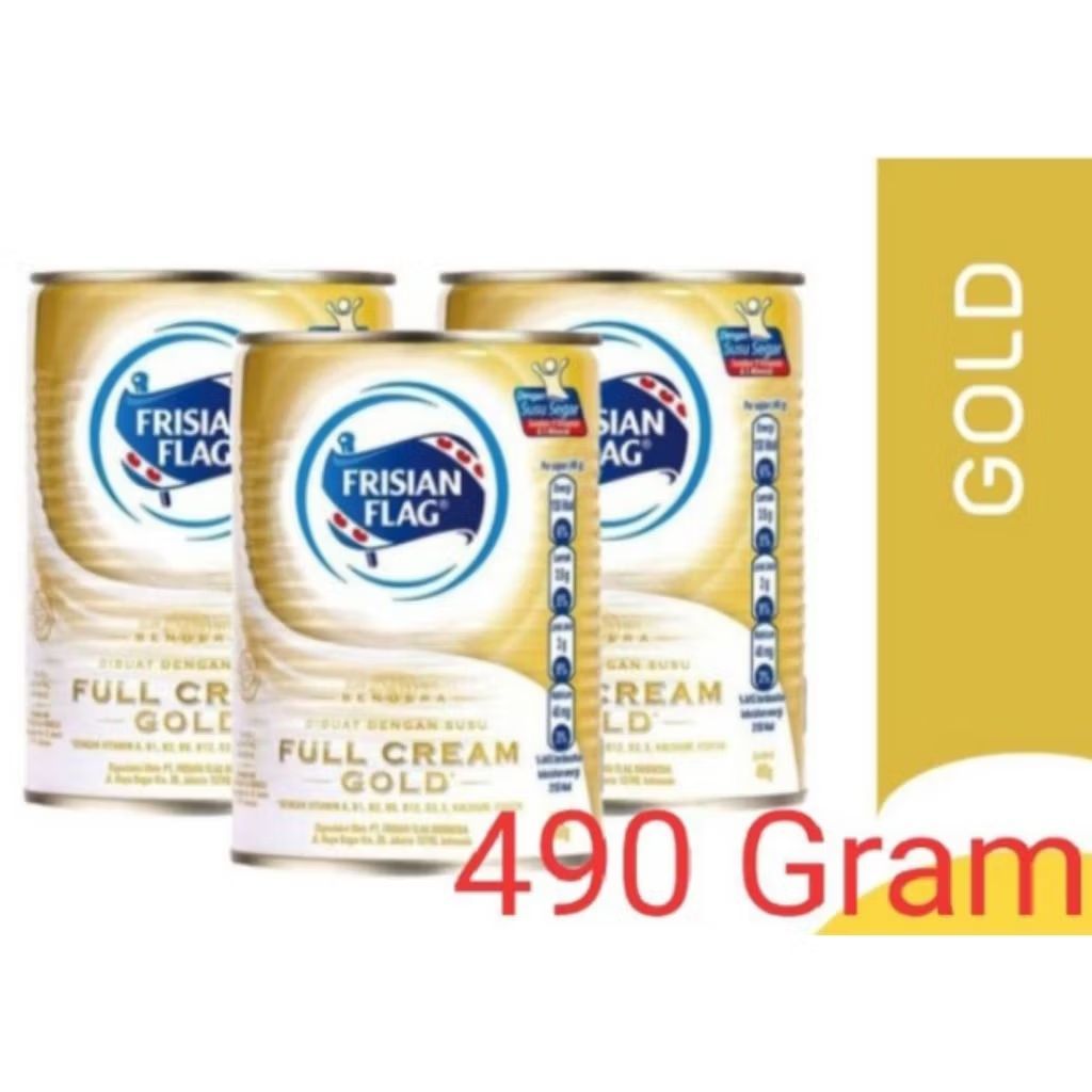 Susu Kaleng Frisian Flag Gold 490 gr