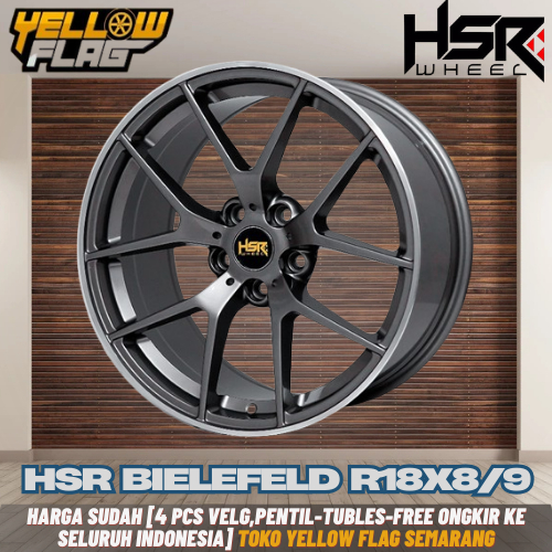 Velg Mobil Ring 18 HSR Type Bielefeld Pelek R18 Buat Mercy Clubman Elysion Dll Velg Mobil R18