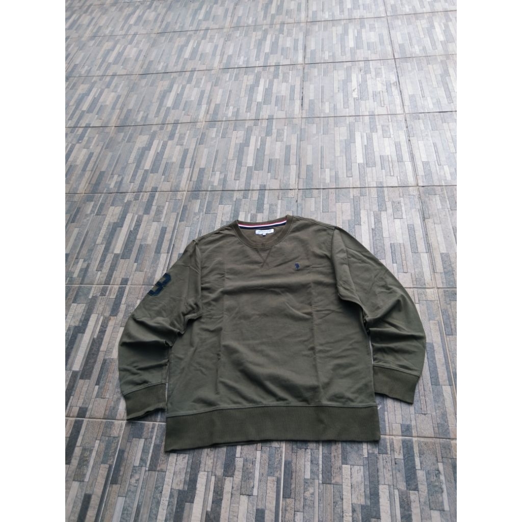 CREWNECK USPA ARMY GREEN