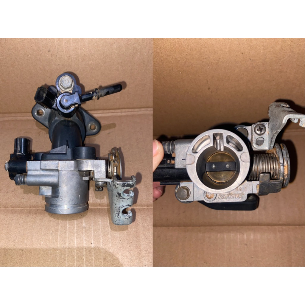 THROTTEL B0DY TB TROTEL INJEKTOR TPS SUPRA 125 HELM IN SUPRA X 125 INJEKSI FI K41 KYZ ORIGINAL