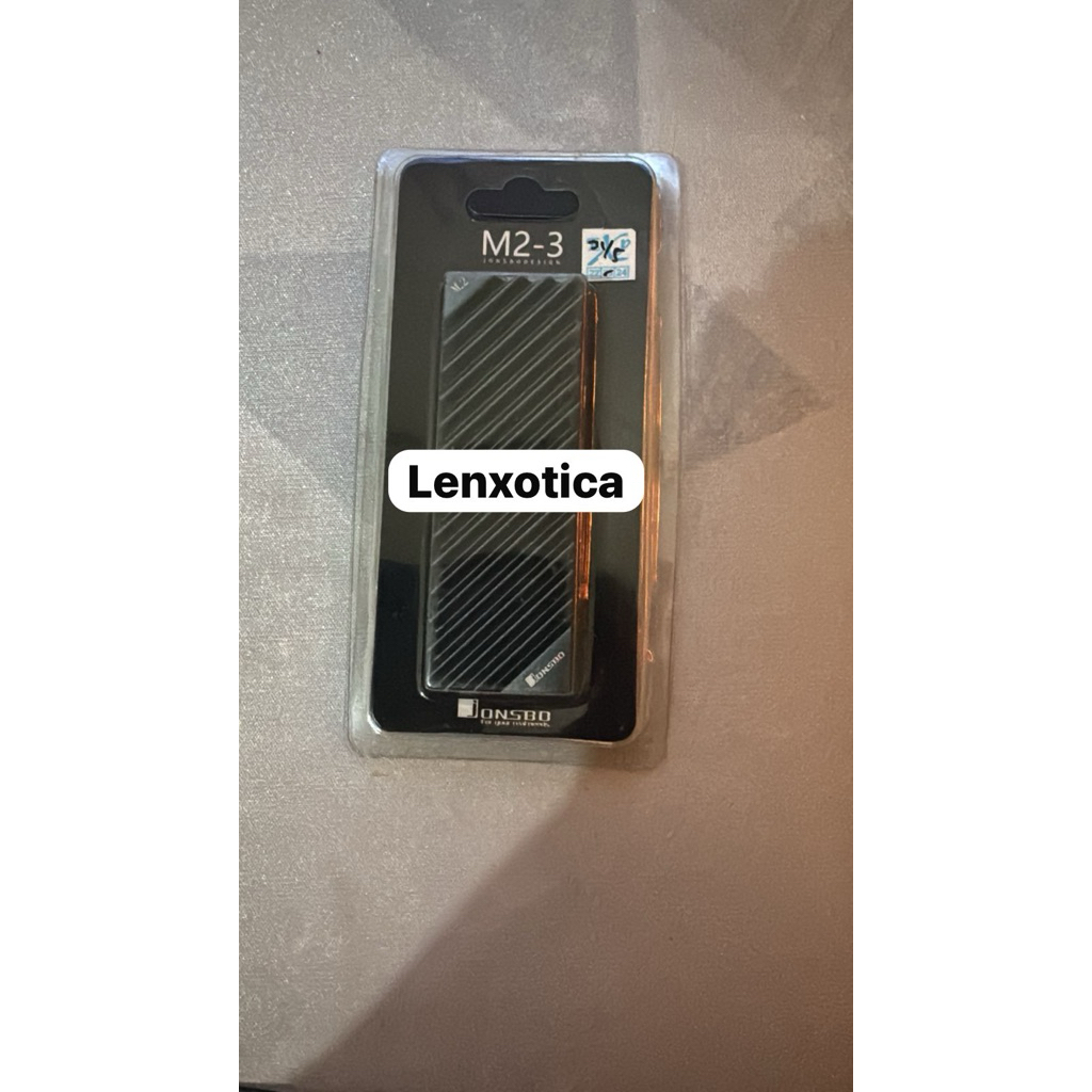 [PRELOVED] JONSBO M.2-3 Heatsink SSD NVMe M2 Cooling Grey