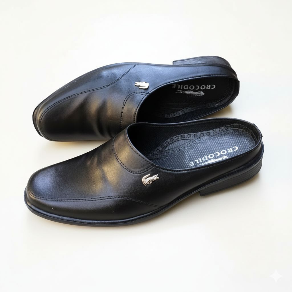 Sepatu Sandal Pria Bustong Kulit Asli Formal Nyaman untuk Pria