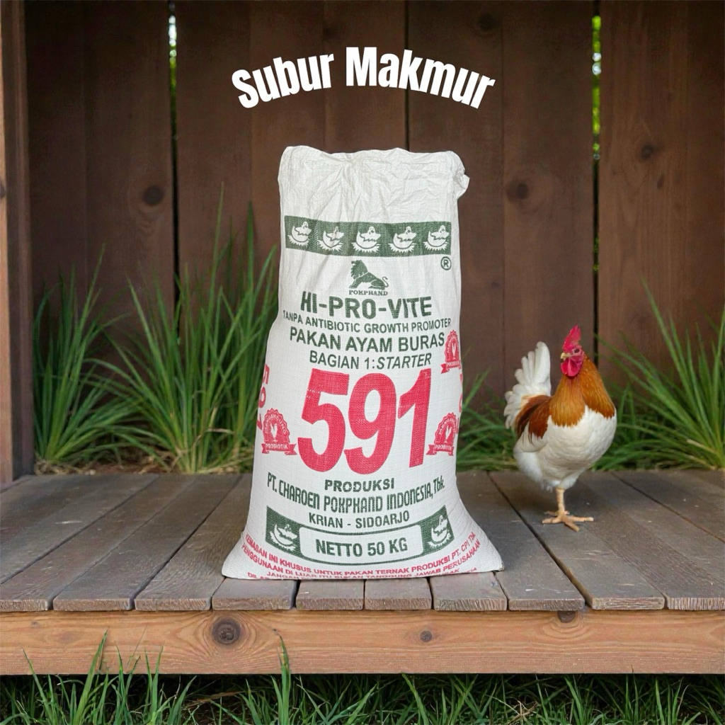 PAKAN AYAM BANGKOK / PUR 591 PAKAN AYAM BANGKOK / AYAM HOBY DEWASA