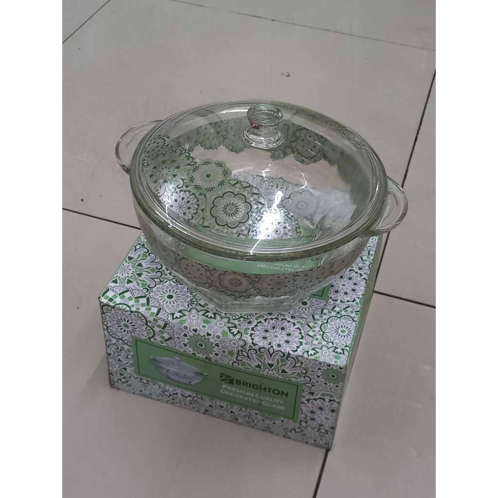 brighton premium quality casserole 2.5l opal casserole indomaret