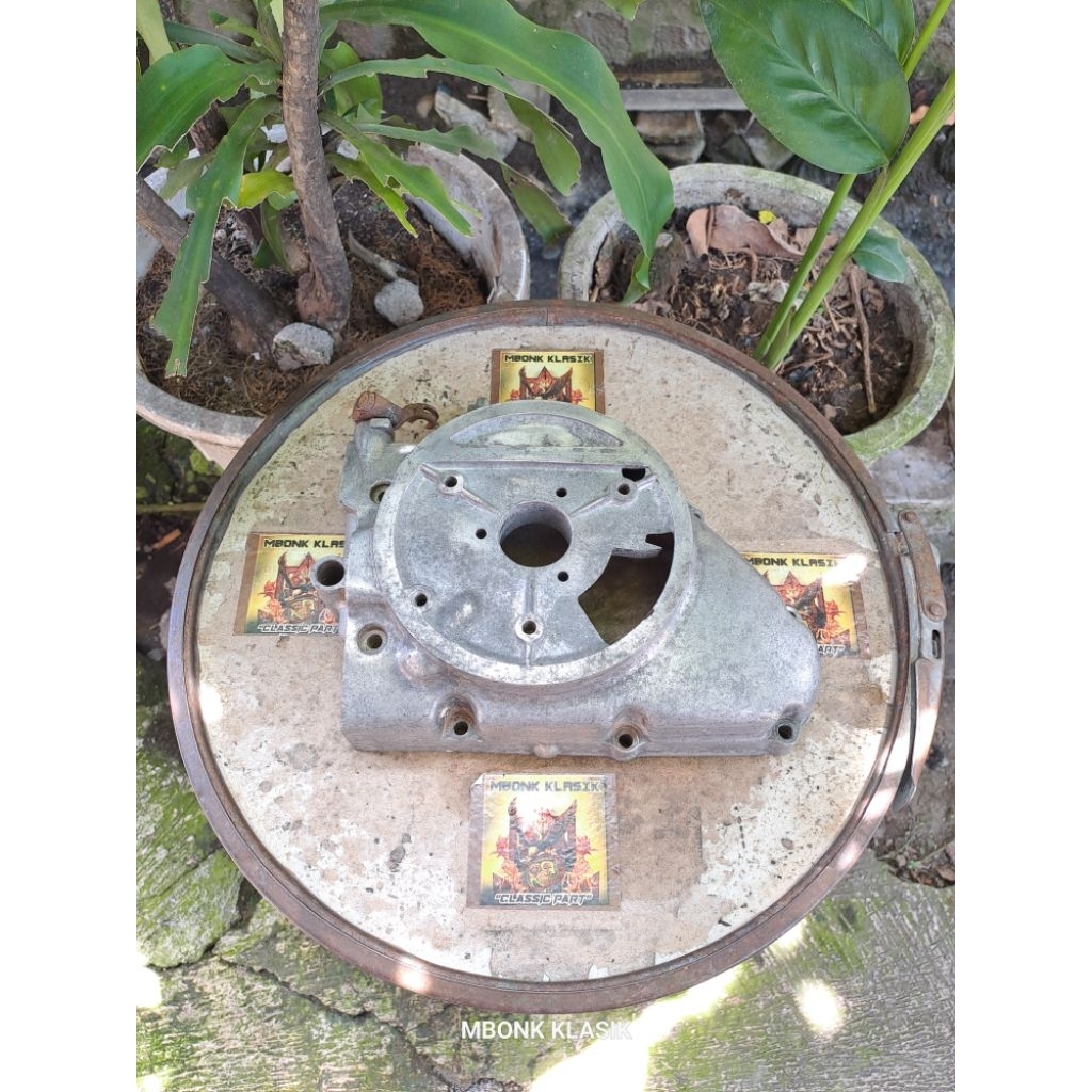 cover tutup bak magnet stut kopling kawasaki kz200 platina ORIGINAL cover tutup magnet binter merzy 