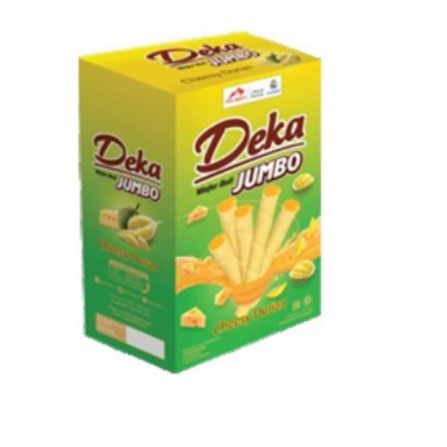 DEKA WAFER ROLL JUMBO CHEESY DURIAN