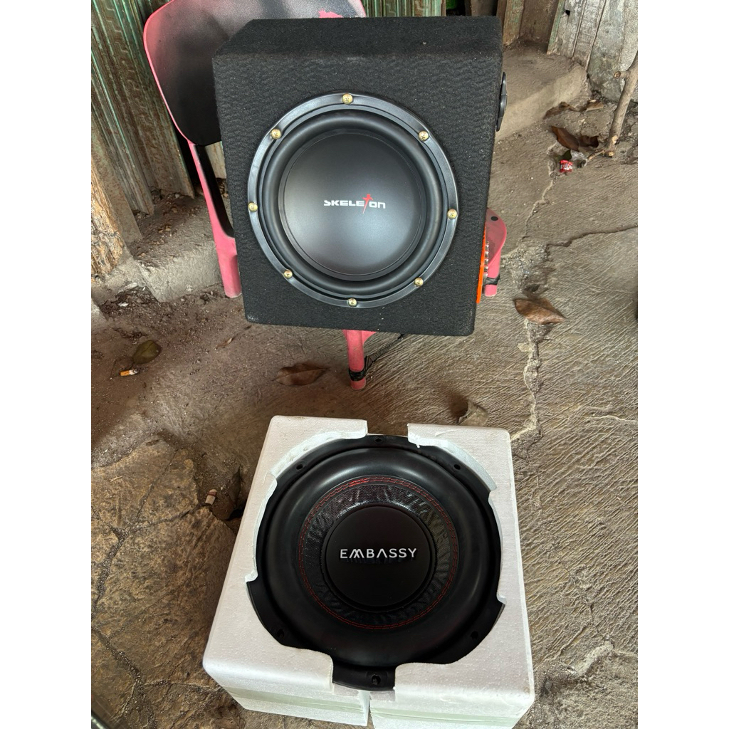 Subwoofer Embassy 10inc 500Watt Double Coil