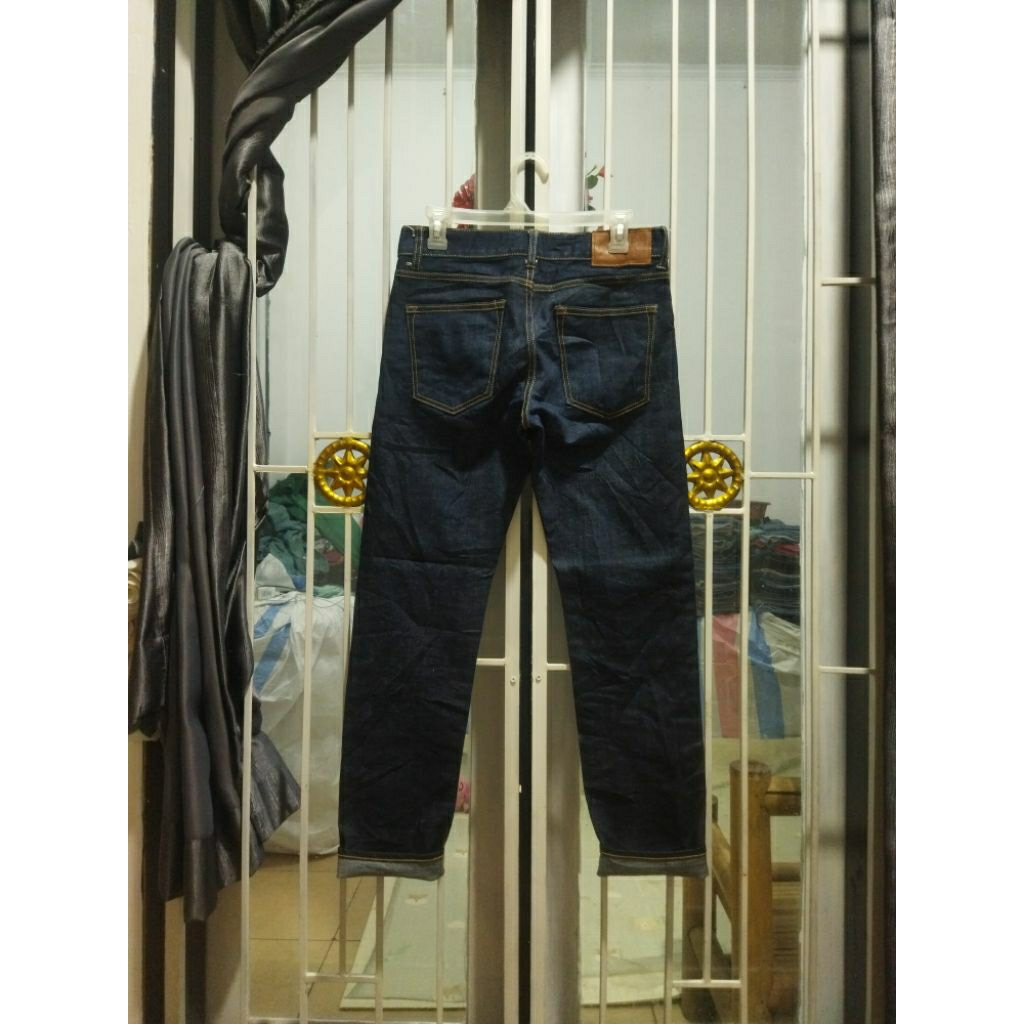 celana DENIM INDIGO MASTER by VELA selvedge jeans pria 29 30