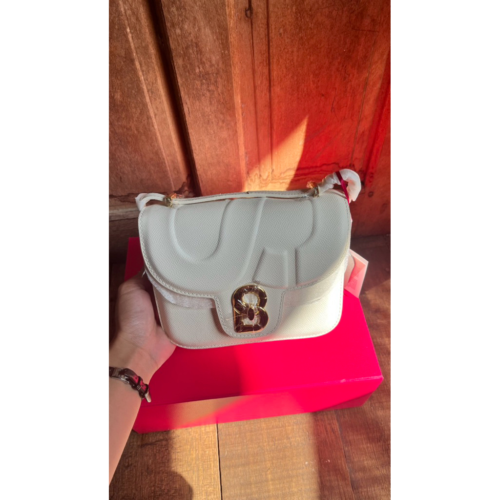 Tas buttonscarves alba bag leather