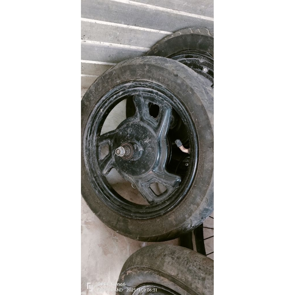 jual roda depan bekas sepeda listrik ring 14