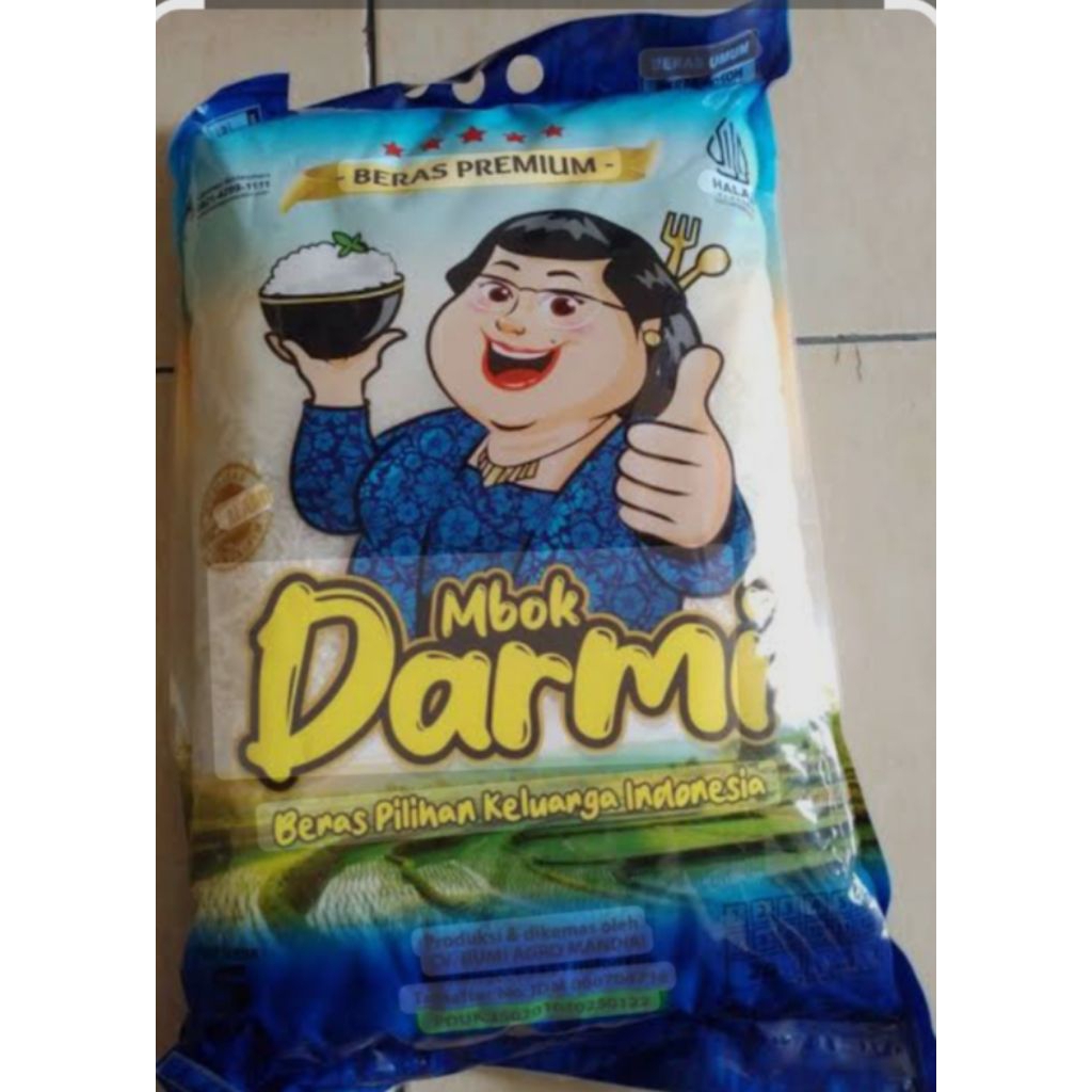 beras mbok Darmi kemasan 5 kg