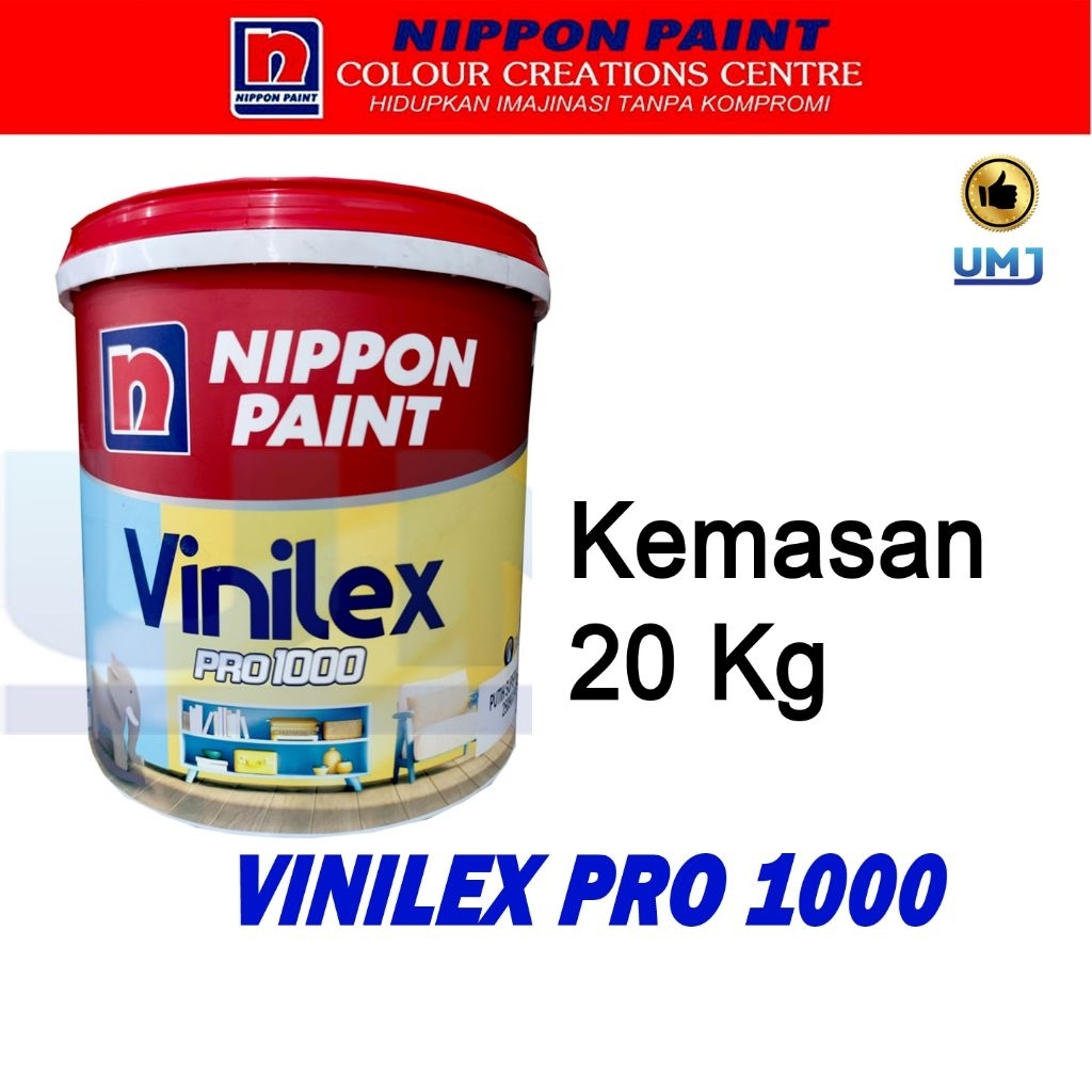 cat Tembok Interior Nippon Paint Vinilex Pro 1000(tinting,) : 20 kg
