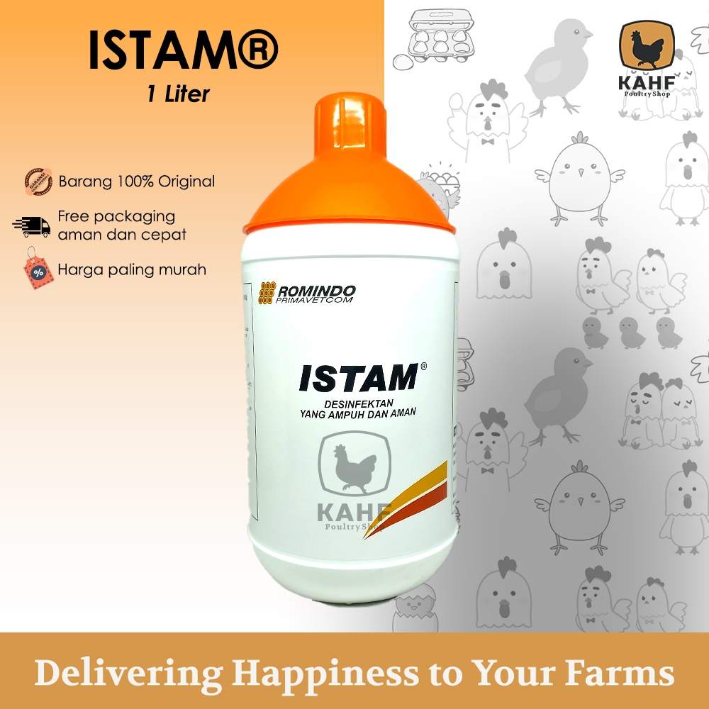 Istam 1 Liter Disinfektan Ampuh Basmi Kuman Bakteri Virus Kandang Ayam