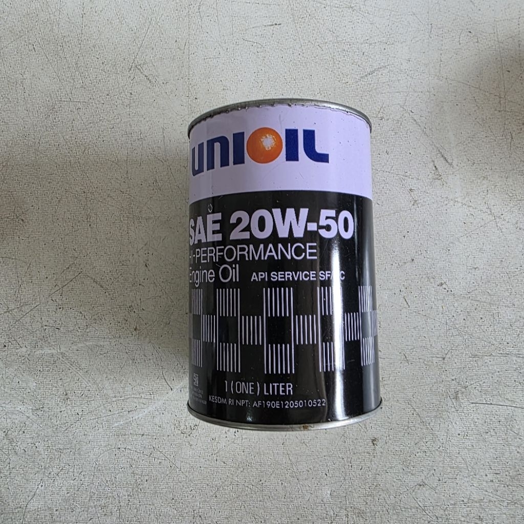 OLI MOTOR UNIOIL SAE 20W-50 1000ML / 1LITER UNION OIL