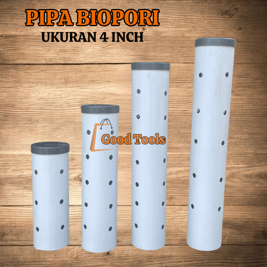 Pipa Biopori Ukuran 4 inch / PIpa Lubang Biopori / Pipa Perawatan Tanah / Pipa Cegah Banjir