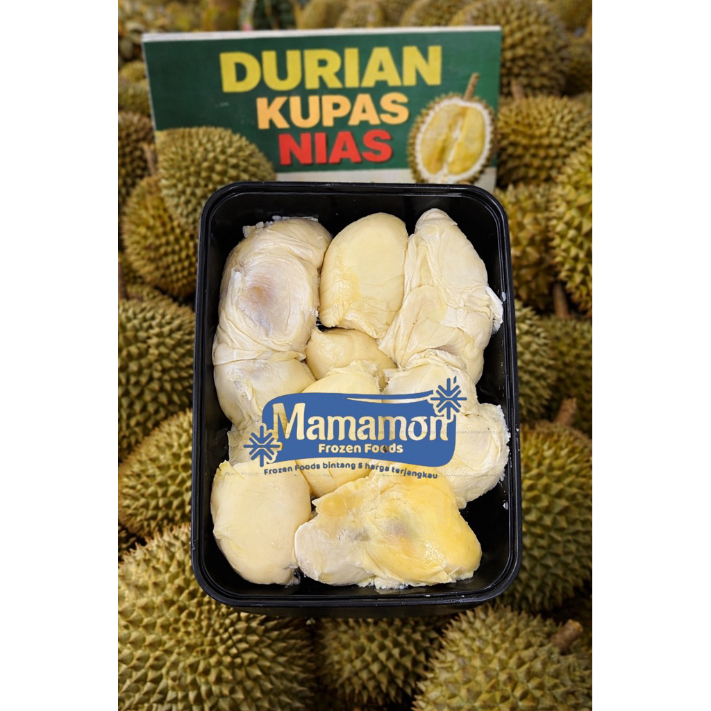 Durian kupas Nias