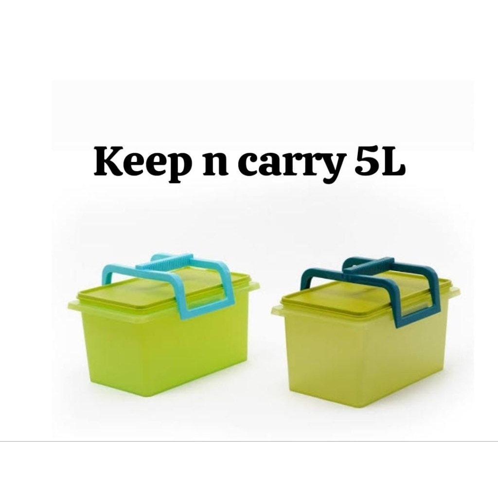 Keep n carry 5kg Tupperware Dan Tutup Saja // Box kontainer Tupperware