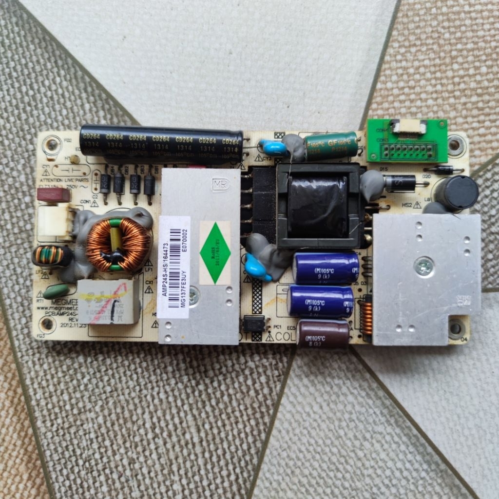 power suplay ori ace matic regulator psu tv POLYTRON PLD24D558 PLD 24D558