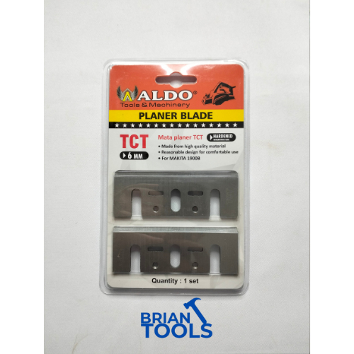 TCT Planner Blade ALDO 6 mm / Mata Pisau Mesin Planer Serut