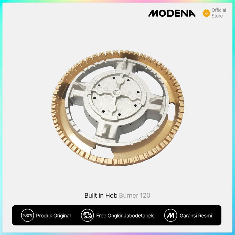 MODENA GENUINE PARTS  Burner #120 Aluminum Brass  / Tungku Aluminm Kuningan 120 Kompor Tanam