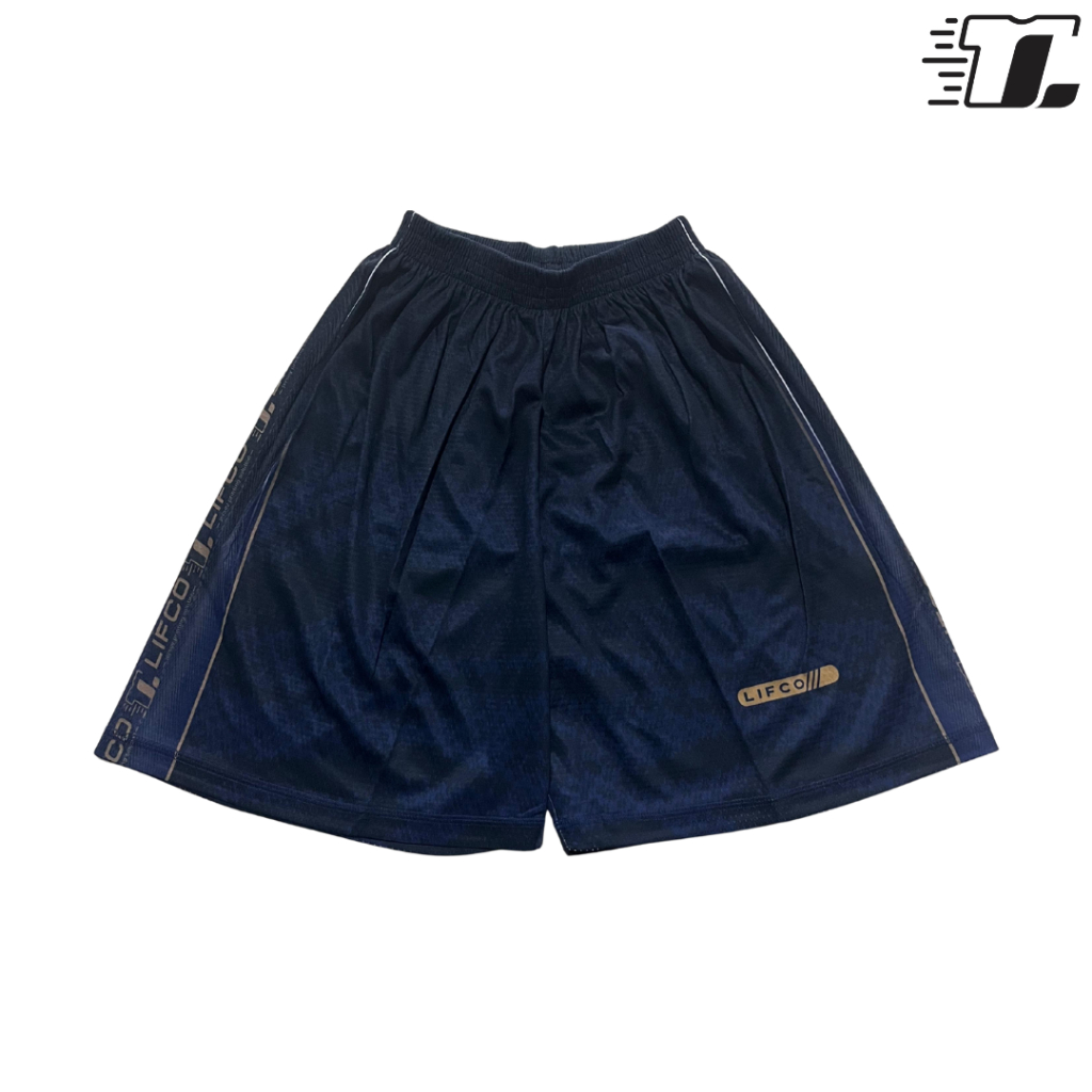 Celana Voli Pria Original Lifco Crofle Deep Blue | Fullprint Celana Sport Cowok Bahan Crofle