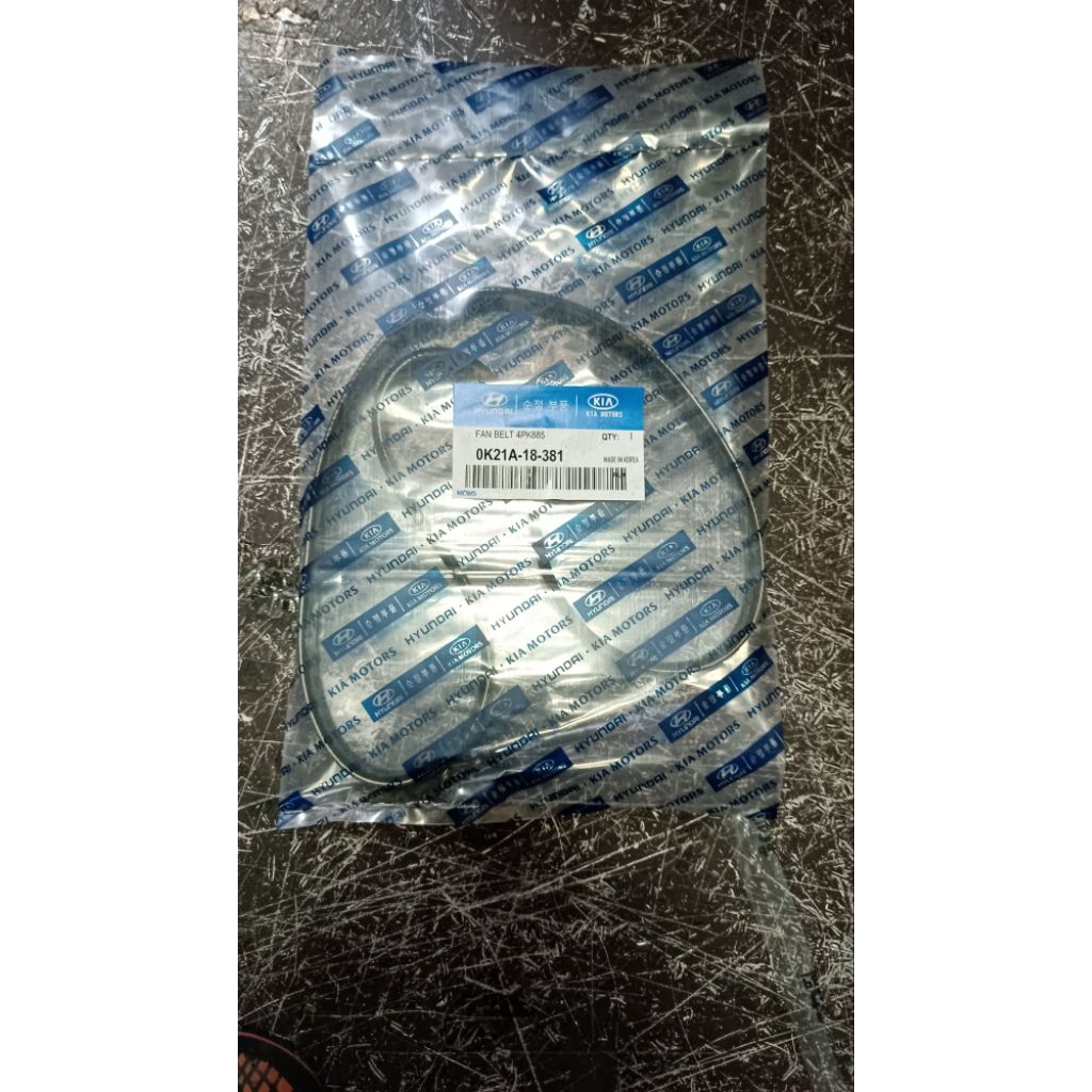 fan belt timor dohc alternator 4pk885 original korea