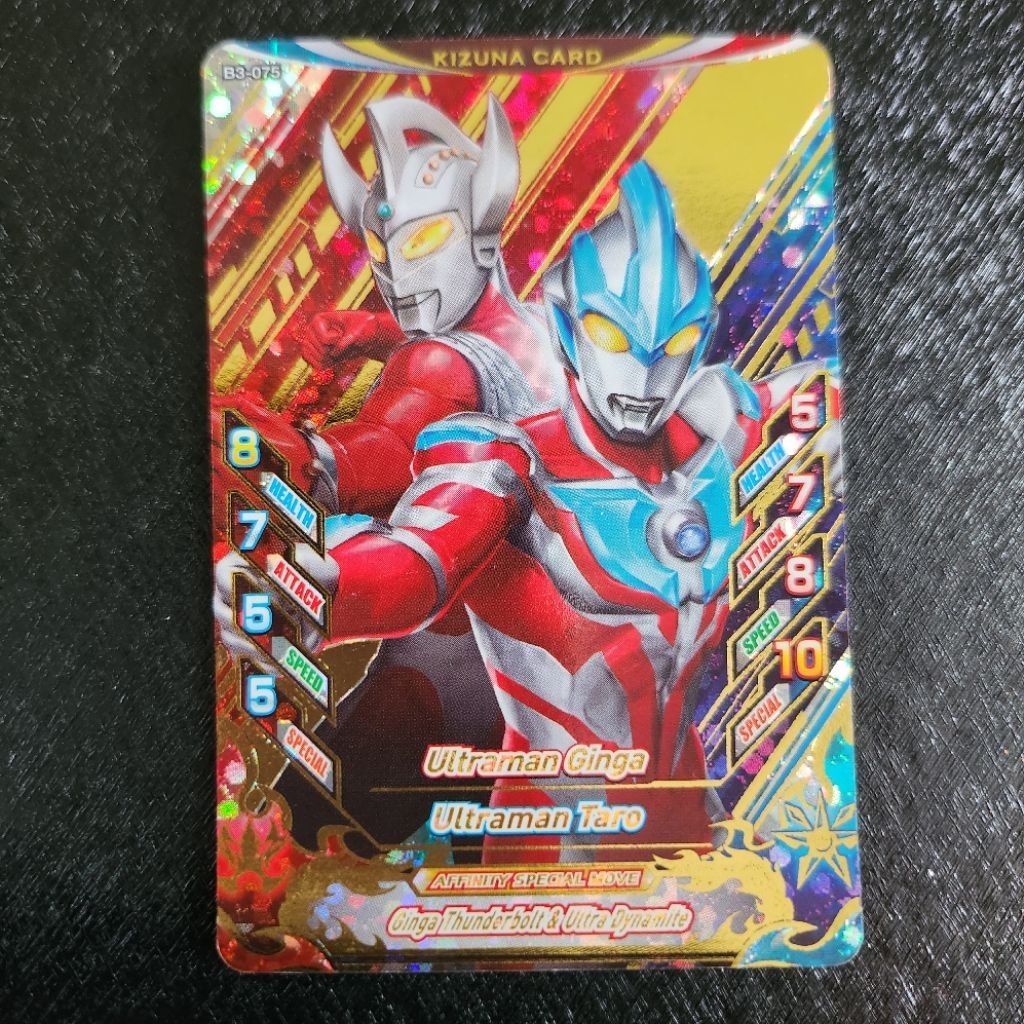 Ultraman Ginga & Taro - Kizuna Card (CP) - Ultraman Fusion Fight R/B