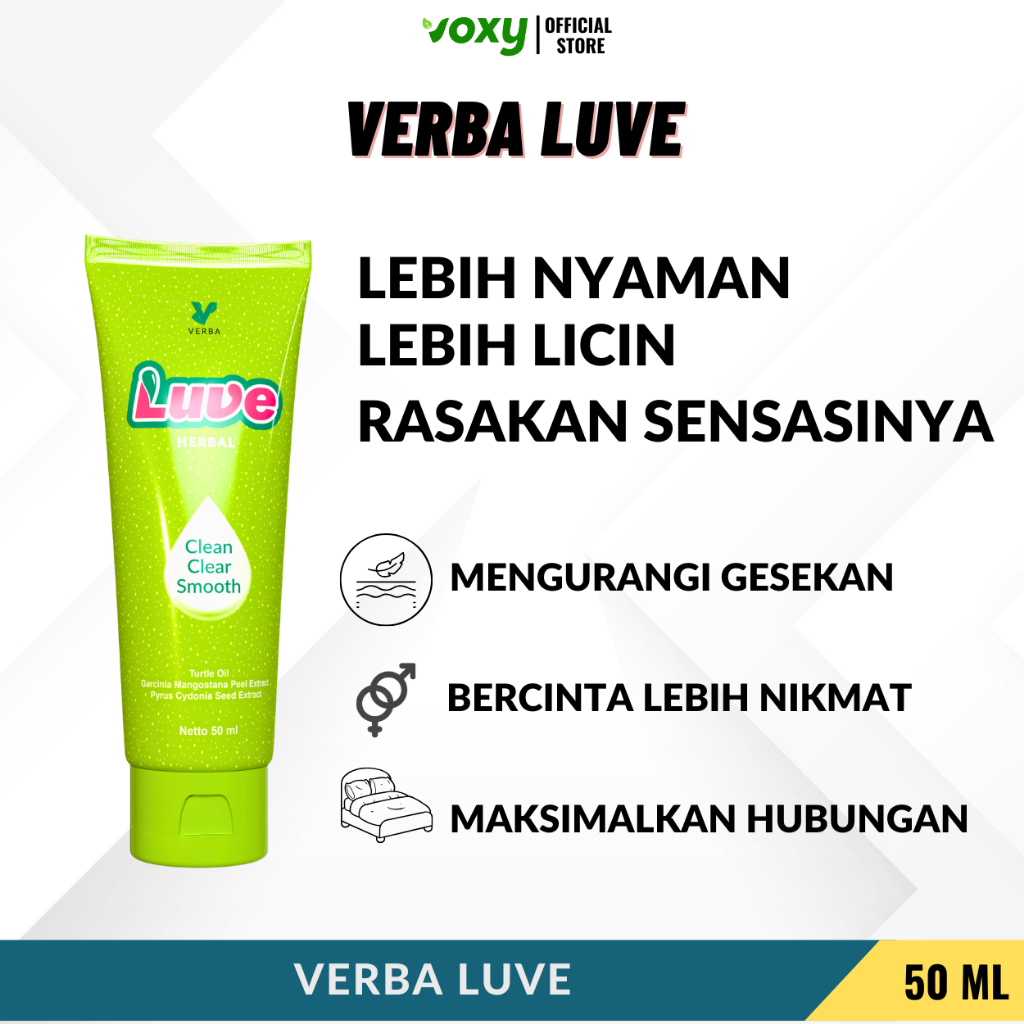 Verba Luve Herbal Pelumas Pria & Wanita 50 ml Aman BPOM Lubricant Water Based