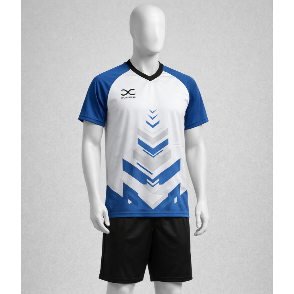 Satu Set Baju Olahraga pria Wanita  Setelan Jersey Futsal  Baju Voli Cewek 1 Set