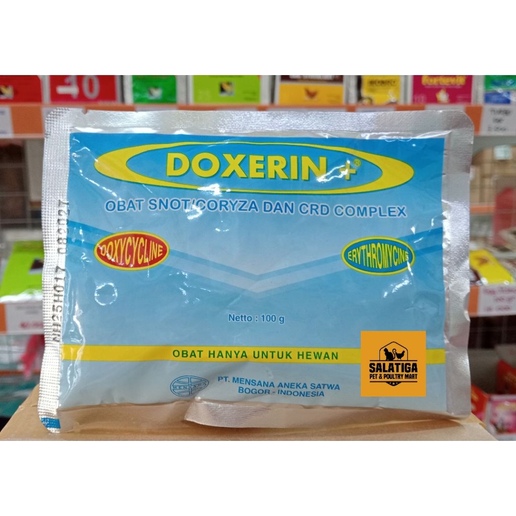 Doxerin Plus 100gr | obat snot, coryza, & CRD complex | Mensana