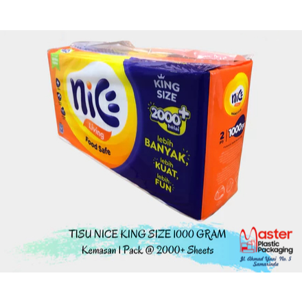 Nice Facial Tissue  / Tisu 1 Kg 2 Ply 2000+ sheets