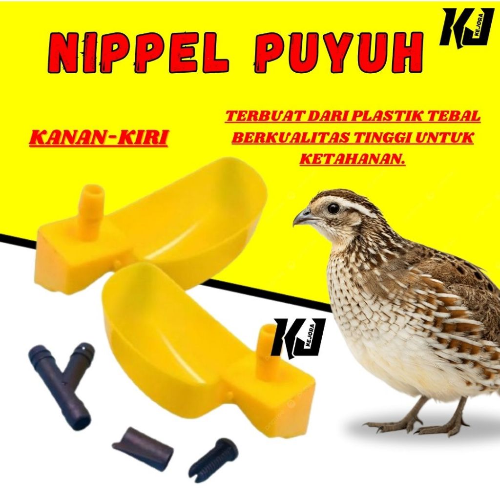Nipple Nipel Nepel Puyuh P2 ARTUPIC Tempat Minum Niple Nippel Burung Puyuh Quaility