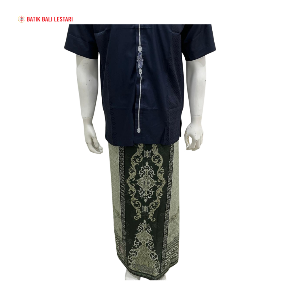 Batik Bali Lestari Sarung Samarinda Harum Cendana Hijau (2591)