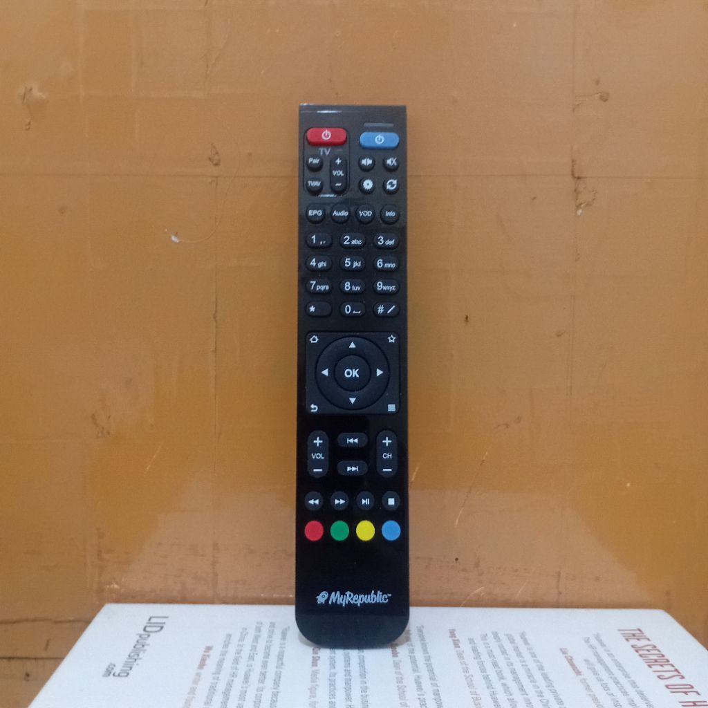 REMOTE TV PARABOLA MY REPUBLIC HITAM ORIGINAL