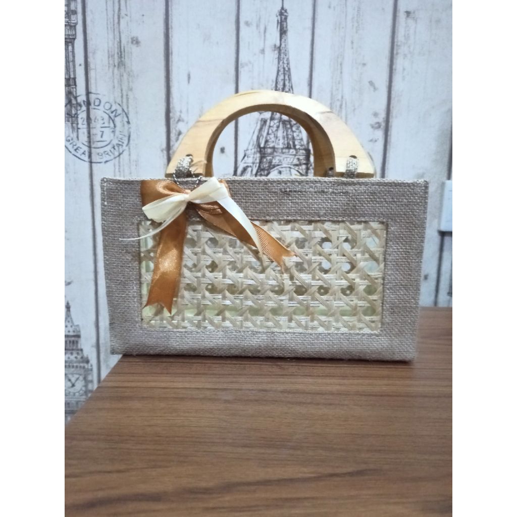 Tas Goni premium anyaman untuk Hampers Natal, Imlek, Lebaran