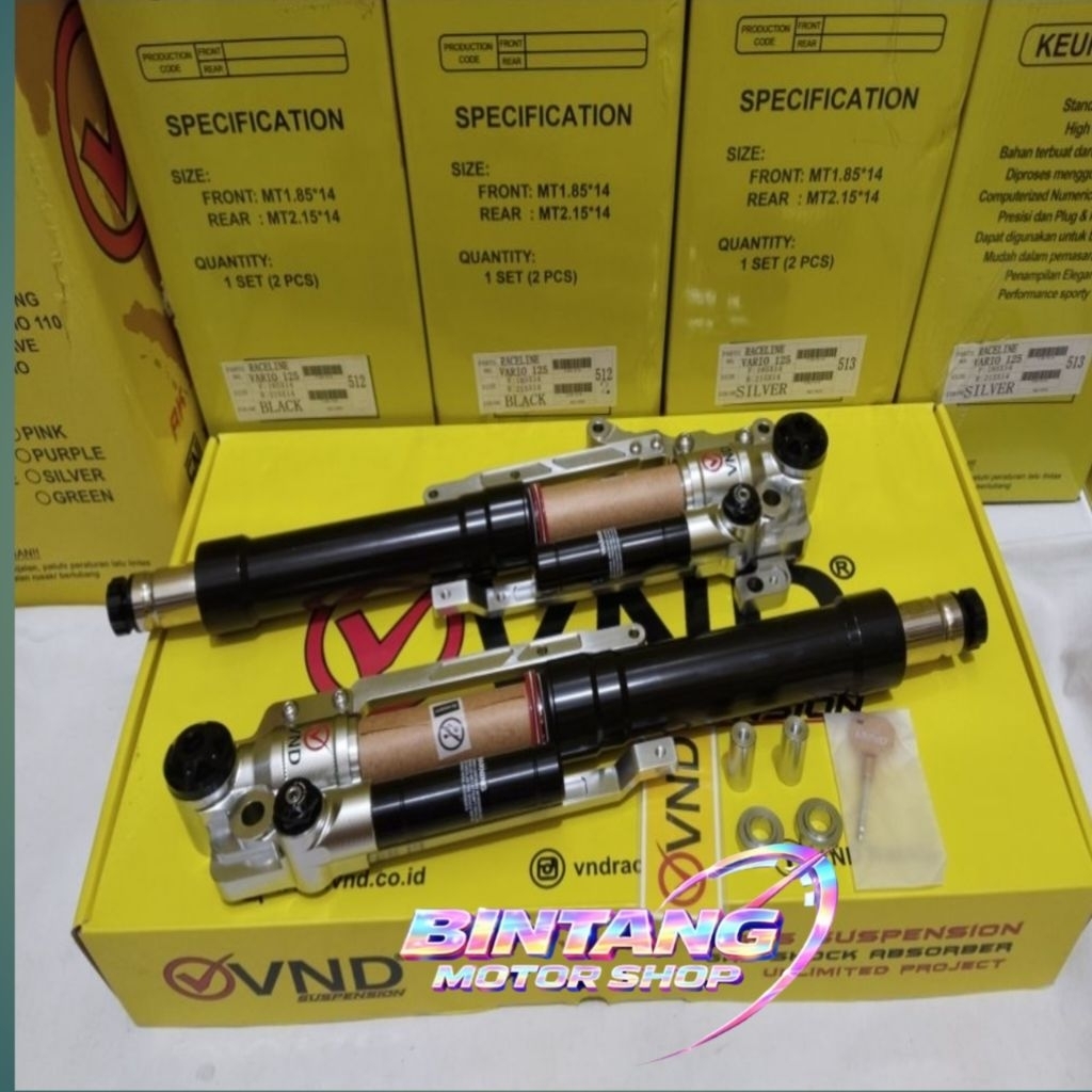 SHOCK DEPAN UP SIDE DOWN VND AK 666 PCX 150/ PCX 160 NEW ABS