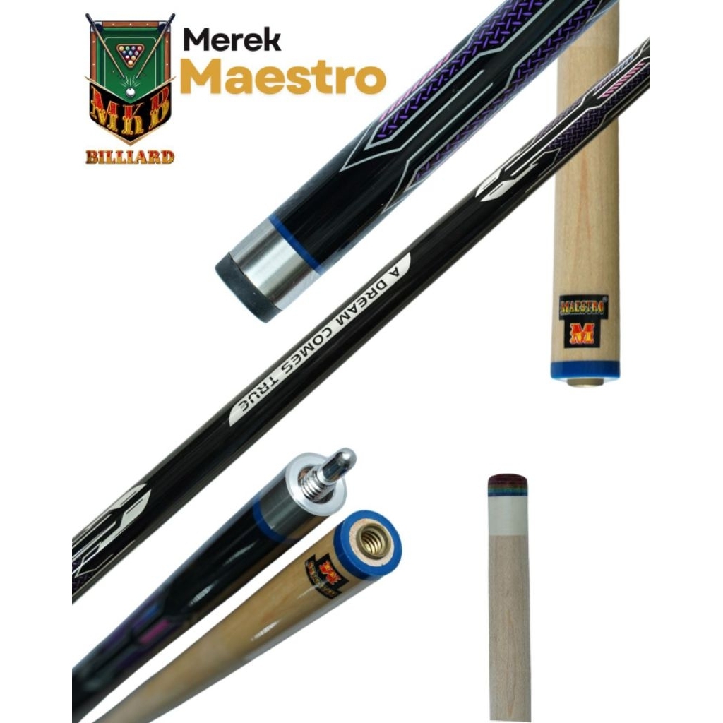 stick billiard - billiard cue - cue stick billiard - maestro series cue